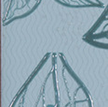 Фриз Изола Цветя Зелен 2639 6/50 KAI GROUP